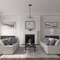 Ekena Millwork Baltimore Ceiling Medallion (Canopies up to 5 1/2"), 15 3/8"OD x 4 1/4"ID x 1 1/2"P, Warm Silver CM15BAWSS - alternate 4